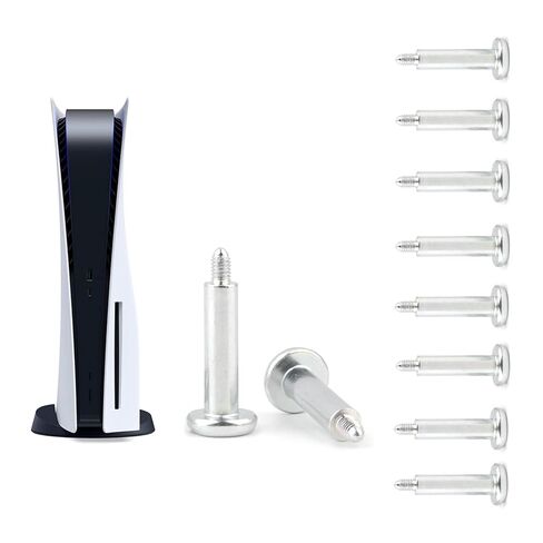 Comzplife 10pcs قاعدة حامل للمنفذات لـ Sony PlayStation 5 PS5 استبدال المسمار التثبيت الرأسي لألعاب PS5. in Kuwait