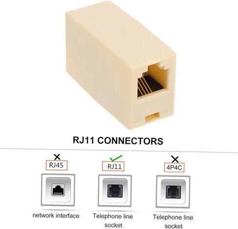 Cabilock 50 PCS امتداد كابل الهاتف محول Coupter Coupler CONCTOR in Kuwait