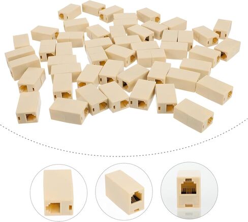 Cabilock 50 PCS امتداد كابل الهاتف محول Coupter Coupler CONCTOR in Kuwait