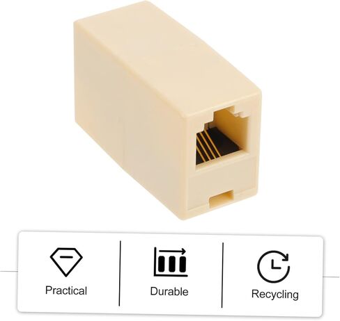 Cabilock 50 PCS امتداد كابل الهاتف محول Coupter Coupler CONCTOR in Kuwait