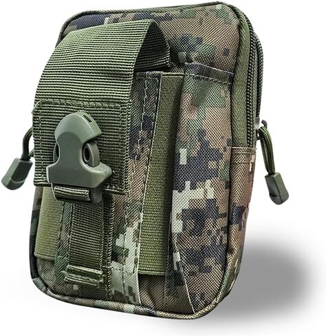 Outdoor Sport Men Women Waist Pack Bum Bag Belt Pouch Bicycle Bag Tactical Bag Hunting Thigh Bag Nylon Phone Bags Wallet (Black) in Saudi Arabia