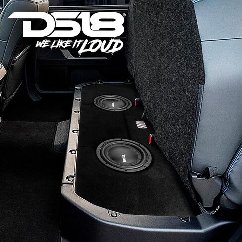 DS18 IXS10.4D Shallow Car Subwoofer - 10" 1000W MAX Power, 500W RMS, Dual Voice Coil, 4+4 Ohms Impedance (1 Speaker) (Renewed) in Saudi Arabia