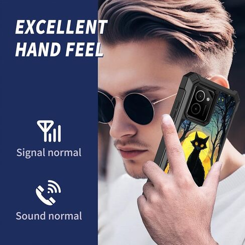 بالنسبة لحالة HMD Vibe مع واقي شاشة زجاجي مقسى ، طبقة مزدوجة TPU Soft Silicone Silrackproof Prochoved Cover for Nokia HMD Vibe N159V TA-1590 ، Purple Dragon in Kuwait