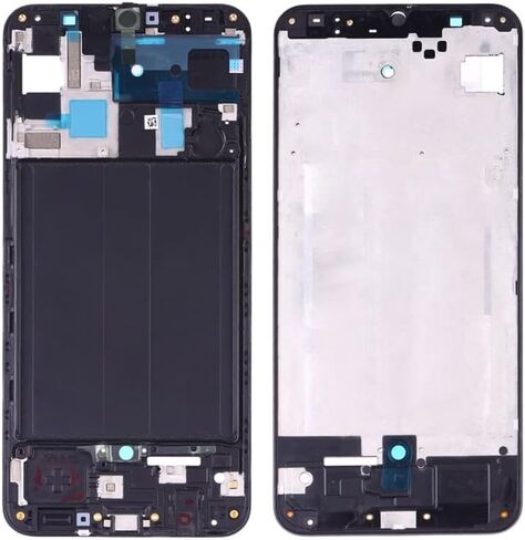 لجهاز Galaxy A50 SM-A505F/DS ، A505FN/DS ، A505GN/DS ، A505FM/DS ، A505YN Front Housing LCD لوحة إطار (أسود) in Saudi Arabia