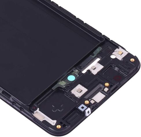 لجهاز Galaxy A50 SM-A505F/DS ، A505FN/DS ، A505GN/DS ، A505FM/DS ، A505YN Front Housing LCD لوحة إطار (أسود) in Saudi Arabia