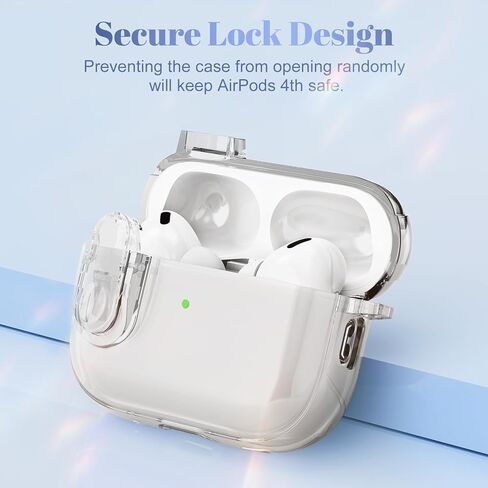 (with Safety Lock) Compatible with Airpods Pro 2nd/1st Generation Cases Women Girls, Cute Soft TPU Clear Case Cover for Apple AirPods Pro 2 Case with Strawberries Keychain for Airpod iPod Pro 2/1 in Kuwait