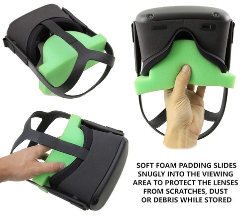 Casematix Lens Cover Protector Protector متوافق مع Oculus Quest VR سماعات الرأس 128GB 64GB لتجنب خدوش الشاشة in Kuwait