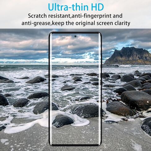 Screen Protector for Oneplus 12(Not for 12r,12 Pro), 3 Pack Tempered Glass Film with 2 Pack Lens Protector, 3D Curved Full Coverage,Scratch-Resistant, 9H Hardness in Saudi Arabia
