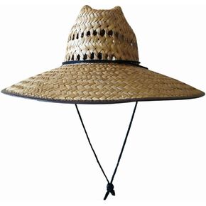Wide Brim Sun Hat Double Weaved Straw hat Great Sun Protection for All Outdoor Activities