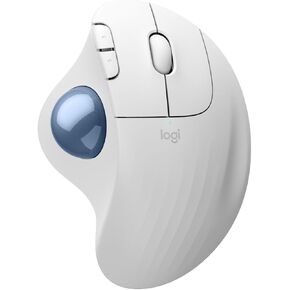 Logitech Ergo M575 Wireless Trackball, White, W128940620 (White)