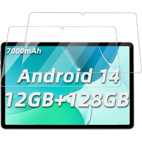 بالنسبة إلى Plimpton P60 Pro Tablet 10.1 بوصة ، فإن HD Clear Class Glass Movie لـ Plimpton Android 14 Tablet ، 9H صلابة ، عالي الحساسية ، 2 عبوة