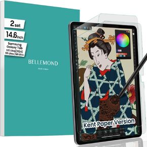 بيلموند | واقي شاشة الورق Kent لـ Samsung Galaxy Tab S10 Ultra ، 2024 / S9 Ultra / S8 Ultra (14.6 ")