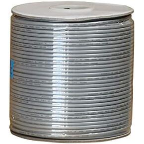 1000ft Silver Satin Modular Cable Reel (28 AWG, 6-Conductor)