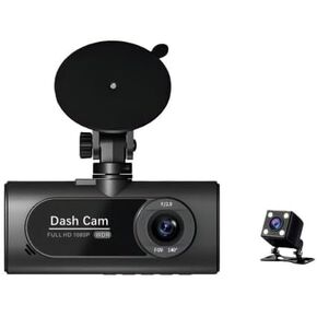 Dash Cam Car 2.0-inch Dash Cam Video with 2 HD Display Camera Support Loop Recording, Parking Monitor, Motion Detection, IR Night Vision