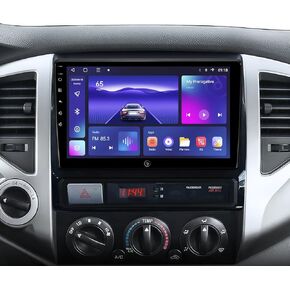 9inch Qualcomm (6G+64G) 8 core Android Car Stereo Radio for Toyota Tacoma 2005-2015,with 5GWiFi Built-in Wireless Carplay and Android Auto SWC GPS Navigation Back up Camera Replacement