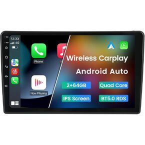 Car Radio for Nissan Frontier SV 2013-2018 2G+64G, Biorunn 9 Inch Touchscreen Stereo Head Unit Wireless Carplay Android Auto Blue-Tooth GPS Navigation WiFi FM SWC RDS