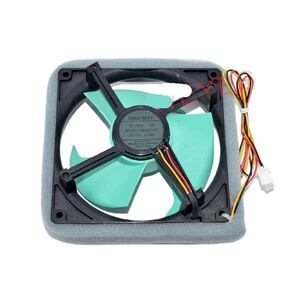for FBA12J15V DC15V 0.28A 12.5CM Three Wires Refrigerator Cooling Fan Black