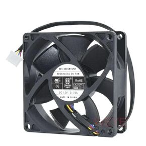 EFH-08E12W-GP01 EFC-08E12W-GP01 8025 Cooling 12V 0.7A 4Pins Cooler for DWPH Brushless DC Fan 80 * 80 * 25MM