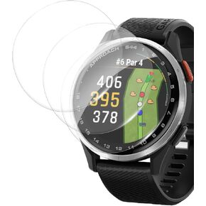 [3 Pack] Screen Protector for Garmin Approach S44 Essential Golf GPS Smartwatch, Compatible with Garmin Descent S44 Smart Watch, Anti-Scratch Sensitive Dropproof Screen Protector