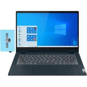 Lenovo IdeaPad Flex 5 14ALC05 14" 2-in-1 FHD Touch Abyss Blue Laptop (AMD Ryzen 7 5700U 8-Core, 16GB RAM, 1TB PCIe SSD, AMD Radeon, Backlit KYB, FP Reader, WiFi 6, BT 5.2, Win 11 Home) w/Dockstorm Hub