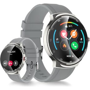 Watch Smart Watch for Men Women ، 1.43 ″ AMOLED AMOLED HD Screen Tracker ، 100+ أوضاع رياضية ، شاشة نوم لمعدل ضربات القلب ، عداد الخطى ، ساعة ذكية لـ Android & IOS متوافقة
