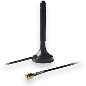 Teltonika PR1KS210 Mobile Magnetic SMA Antenna, Black, Linear Polarization, SMA Male Connector, Magnet Mounting, 9.8' Cable, RoHS Compliant