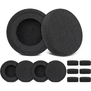 SOULWIT 6Pcs Replacement Earpads for Koss Porta Pro, KSC11, KSC17, KSC75 Headphones, Soft and Durable Sponge Ear Pads Cushions with High-Density Foam - Orange