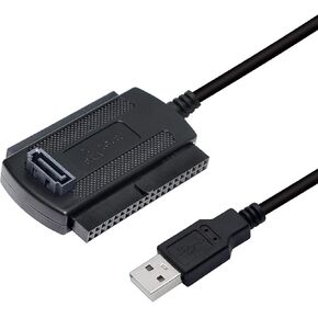 New IDE SATA to USB 2.0 Adapter Converter Cable for 2.5 3.5 Inch Hard Drive HD