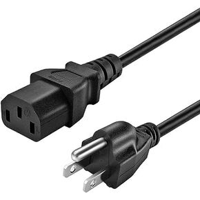5ft 3-Prong AC Power Wall Cord Cable for Playstation 3 PS3 & XBOX360 XBOX 360, Black