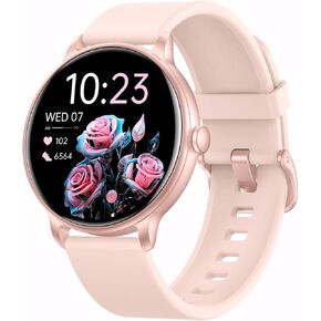 Smart Watch, 1.43'' AMOLED Smart Watches for Men Women (Answer/Make Call), Fitness Tracker with Heart Rate/Sleep Monitor, IP68 Waterproof Activity Tracker, Pedometer for Android iOS