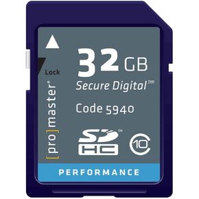 Promaster - 32GB - SDHC High Speed Secure Digital Memory Card - Class 10