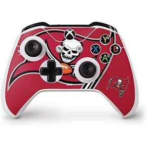Skinit Decal Gaming Skin Compatible with Xbox One S Controller - Officially Licensed NFL Tampa Bay Buccaneers Large Logo Design