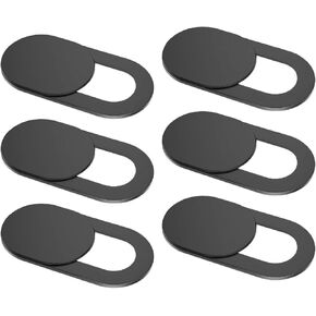 Webcam Cover Slide,6 Pack Ultra-Thin Laptop Web Camera Cover Compatible with MacBook,Laptop,PC,Computer,iMac,iPad, iPhone-Web Blocker Protect Your Privacy and Security