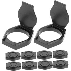 Angoily 10pcs Sturdy Lens Caps for Desktop Laptop Prevent Unauthorized Camera Lens Easy to Install for Home Office Use