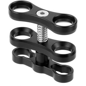 Underwater Camera Ball Head Clip, Aluminum Alloy Butterfly Mount, Diving Photography Light Bracket