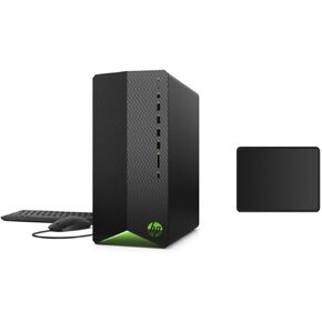 Hp Pavilion Gaming Premium Desktop | 10th Generation Intel Core i5-10400F | 16GB RAM | 1024GB SSD | NVIDIA GeForce RTX 3060 | Keyboard and Mouse | Windows 11 Home | Bundle with Mouse Pad, Black