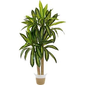 Warmplants 7.8ft (93") Artificial Olive Tree, Tall Fake Olive Plant with Basket, Indoor Outdoor Faux Olive Silk Tree for Home Livingroom Office Floor Decor (Natural Green Leaves) in Kuwait