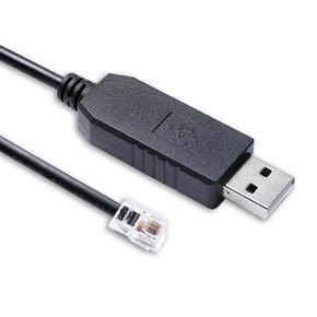 USB RS232 Serial to RJ9 4P4C Update Firmware Cable with Prolific PL2303GT Chipset for Celestron Nextstar Hand Control(Grey,6FT)