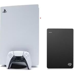 Seagate Portable External Hard Drive with 1-Year Rescue Service - Verified for PlayStation, Xbox, PC & Mac - Fast Data Transfer (2TB)