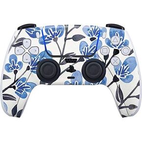 Skinit Decal Gaming Skin Compatible with PS5 Controller - Officially Licensed Sunflower Acrylic by Cat Coq Design