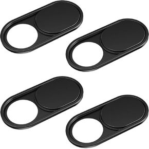 Camera and Camera Phone Cover Slide for MacBook, Webcam Cover for Laptop, Cell Phone, PC, Desktop, iPhone, Protect Your Privacy and Security, 4 pcs