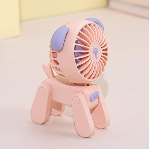 MBETA 2023 New Creative Puppy Usb Rechargeable Small Fan Girl Ins Mini Desktop Dormitory Decoration Activity Gift in Saudi Arabia