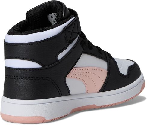 PUMA Rebound Layup خطاف وحلقة من الجلد الصناعي (للأطفال الصغار) بوما أبيض/ملكيت/رمادي متوسط ​​رائع 13.5 Little Kid M in Saudi Arabia