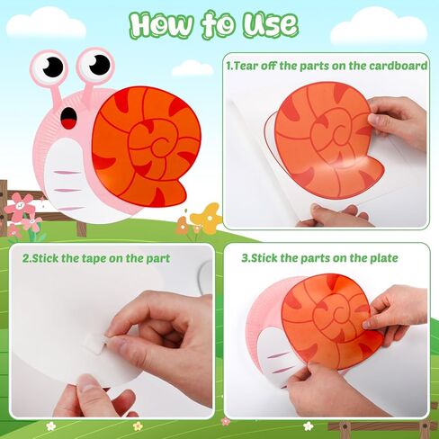 16 Pack Arts and Crafts for Kids, Toddler Crafts Animal Paper Plate Art Kit Gift for 3 4 5 6 Year Old Boys Girls DIY Kids Crafts for Birthday Party Favor Preschool Classroom Christmas Party Games in Kuwait