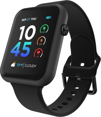 Itouch Air 4 Smartwatch - Tracker للياقة البدنية ، شاشة معدل ضربات القلب ، وجه ساعة تخصيص - نشاط ، تتبع السعرات الحرارية - 100+ أوضاع رياضية - اتصال Bluetooth (متجدد) in Kuwait