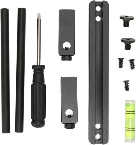 Keenso الألومنيوم سبيكة GPU Bracket Universal Dual Brace Support Card Card Card لـ ATXMATXITX Black (88 مم) in Saudi Arabia