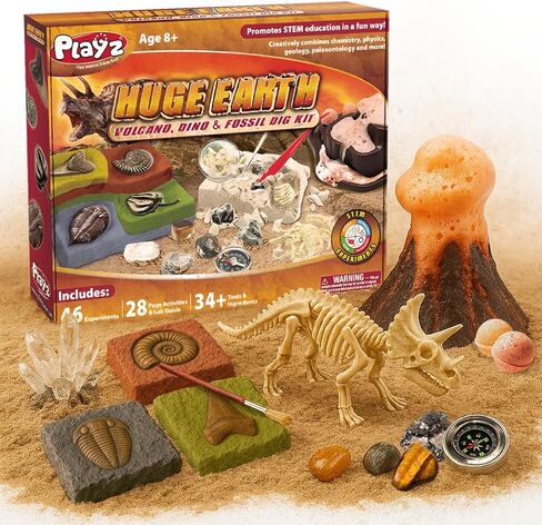 بلايز كابوم! الانفجارات المتفجرة والقنابل الرغوية - أكثر من 18 عامًا من تجارب العلوم والتكنولوجيا والهندسة والرياضيات الممتعة والآمنة ومجموعة الكيمياء ومجموعات العلوم للأطفال الذين تتراوح أعمارهم بين 8 و12 عامًا. اصنع رغوة سحرية وانفجار بركاني وتفاعل كيمي in Kuwait