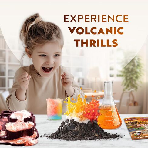 بلايز كابوم! الانفجارات المتفجرة والقنابل الرغوية - أكثر من 18 عامًا من تجارب العلوم والتكنولوجيا والهندسة والرياضيات الممتعة والآمنة ومجموعة الكيمياء ومجموعات العلوم للأطفال الذين تتراوح أعمارهم بين 8 و12 عامًا. اصنع رغوة سحرية وانفجار بركاني وتفاعل كيمي in Kuwait