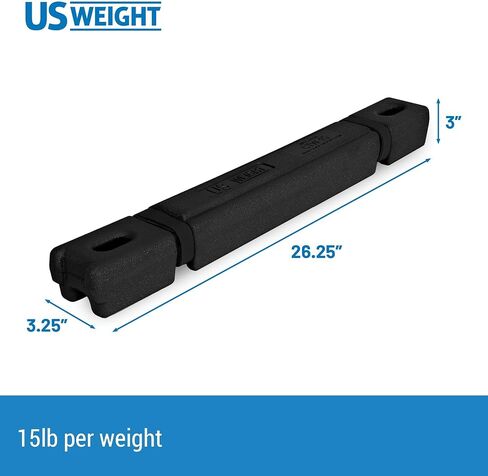 US Weight Four 15 lb. Ingot Canopy Weights Secure Tents, Canopies, and Umbrellas at Outdoor Events in Kuwait