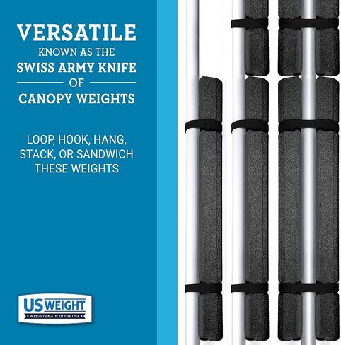 US Weight Four 15 lb. Ingot Canopy Weights Secure Tents, Canopies, and Umbrellas at Outdoor Events in Kuwait